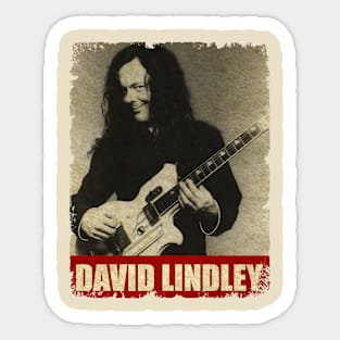 David Lindley - NEW RETRO STYLE Sticker